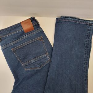 Tommy Bahama Mens Big & Tall Sandrifter Bay 5-Pocket Dark Wash Jeans 37x31